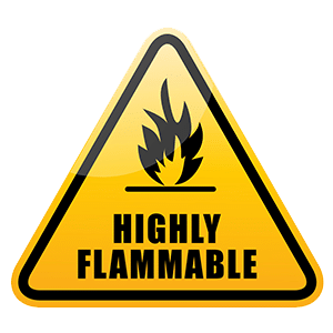 flammable logo